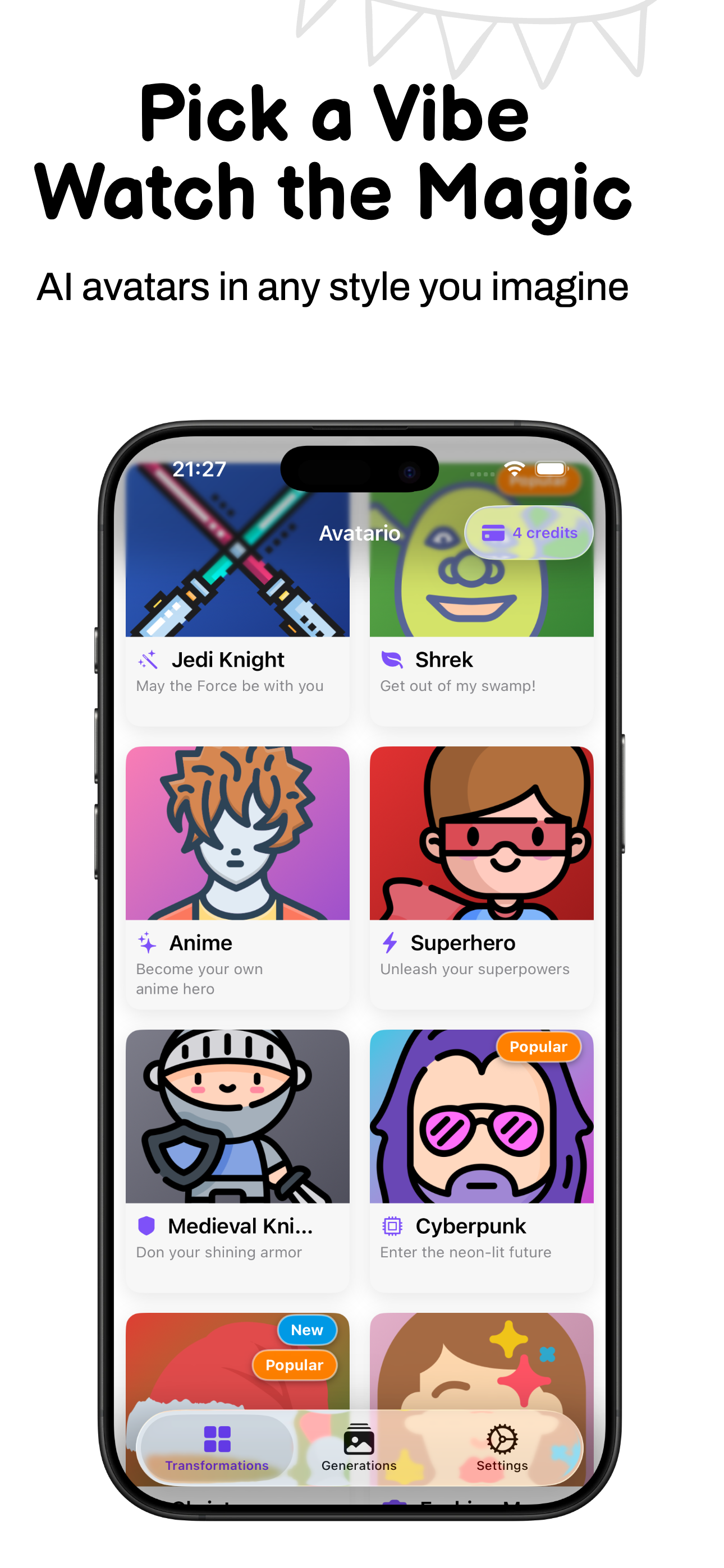 Avatario iPhone screenshot 4