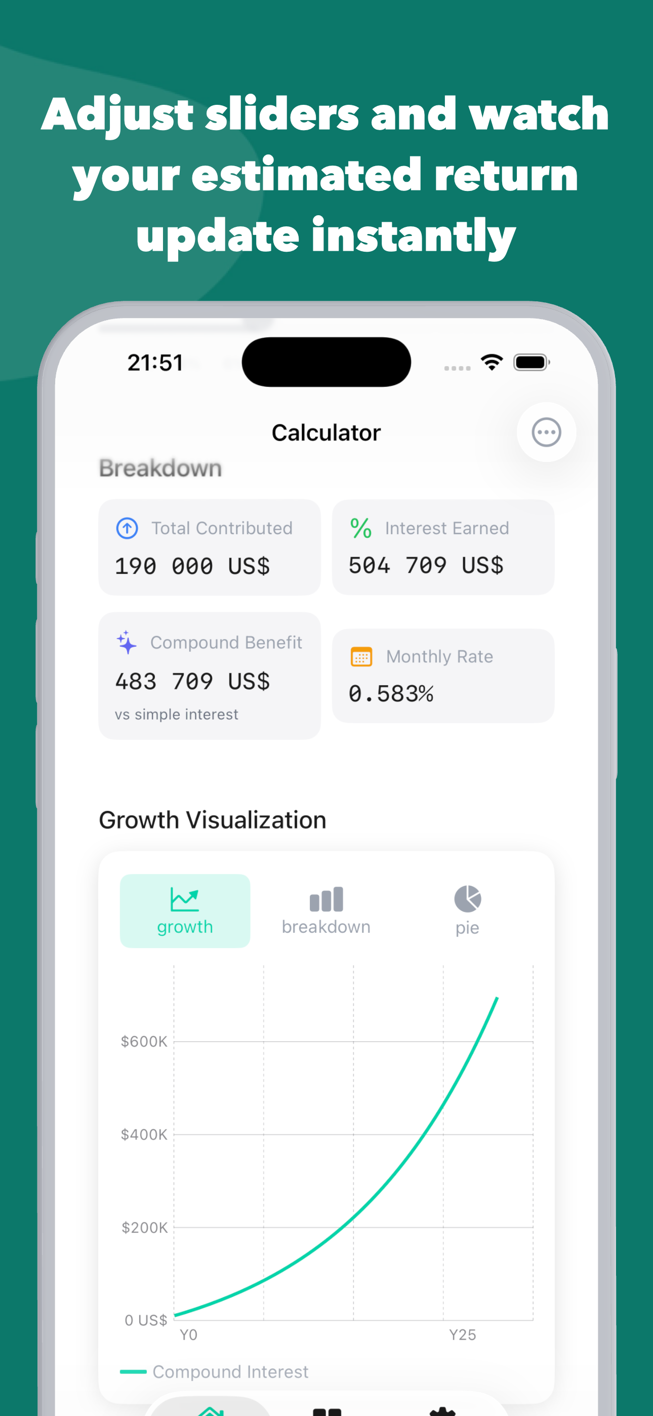 Compounder iPhone screenshot 3