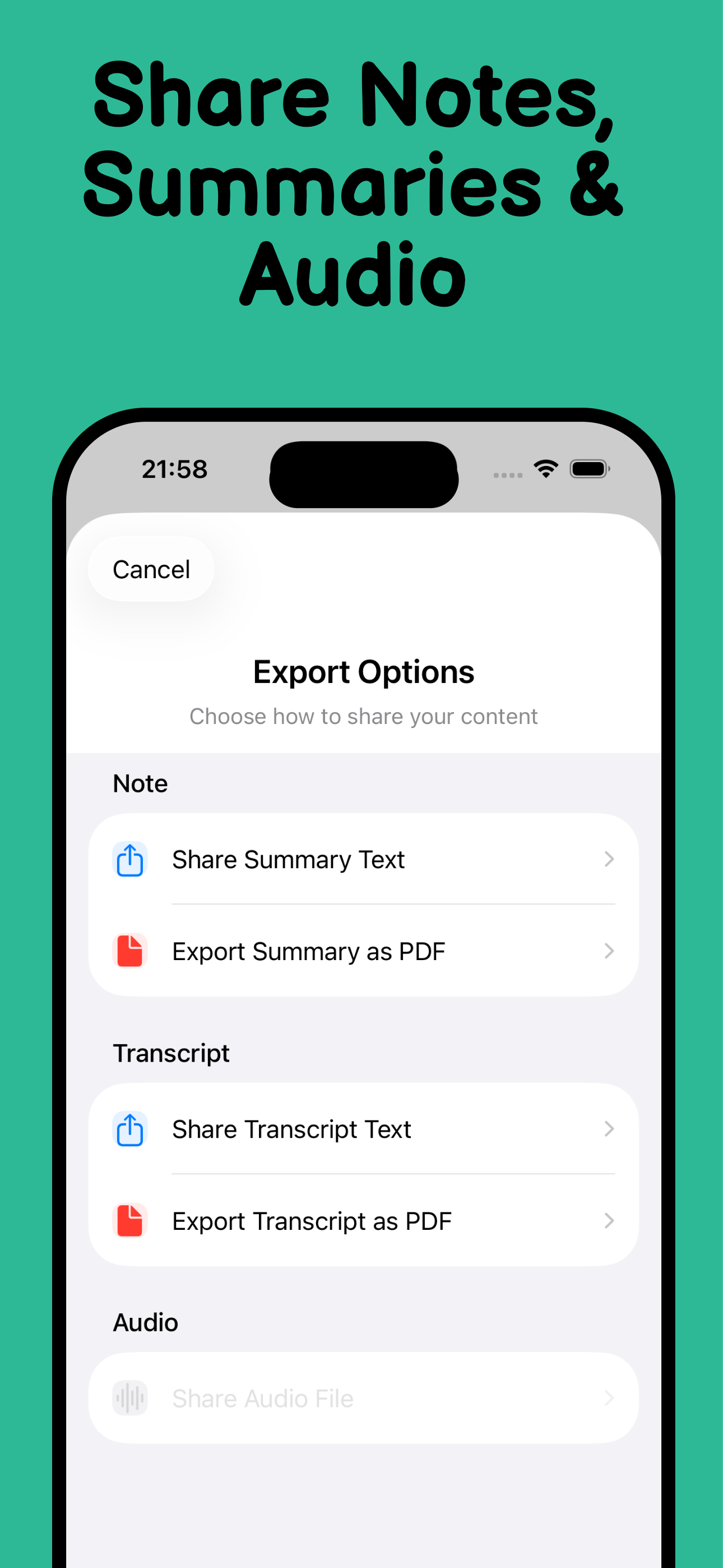 Notelo iPhone screenshot 9
